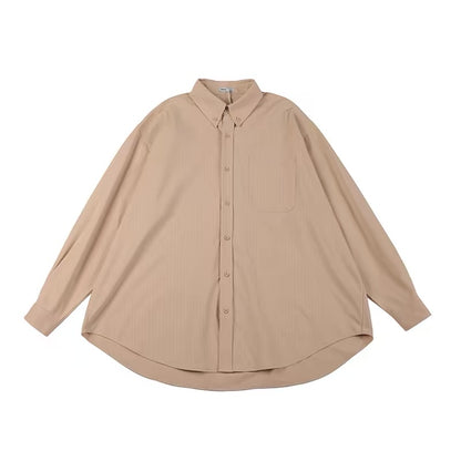 ルーズ ストライプ オーバーサイズシャツ（8Colors）260159