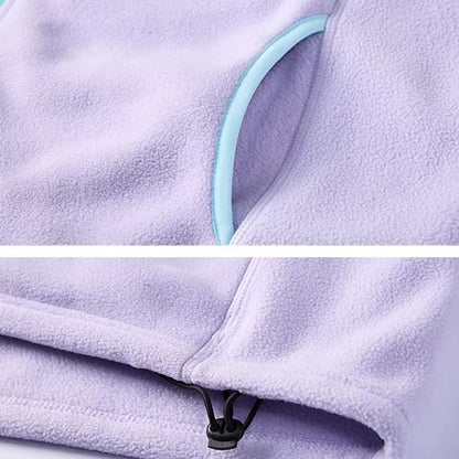 裾ドローコード スタンドカラー フリースジャケット（4Colors）260009