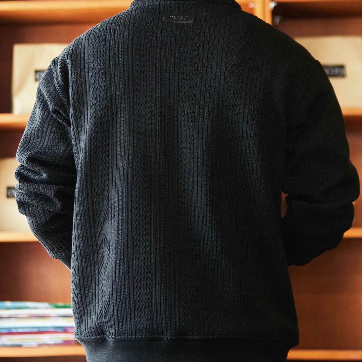 裏起毛 ハーフジップ プルオーバー（2Colors）250999