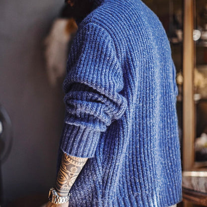 スタンドカラー ダブルジップ カーディガン（1Color）251006