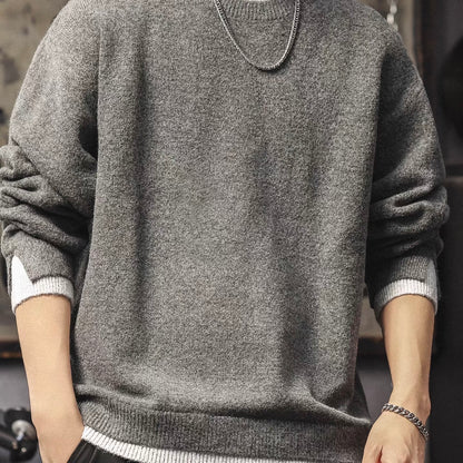 フェイクレイヤード ニットプルオーバー（2Colors）251039