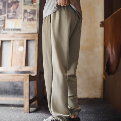 ジップ付ポケット バイカラー スウェットパンツ（1Color）260040