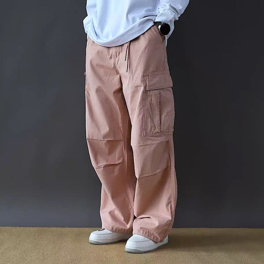 ワイドストレート ビッグポケット付 ワークパンツ（4Colors）250470