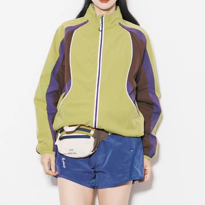 マルチカラー スタンドネック ライトジャケット（3Colors）260113