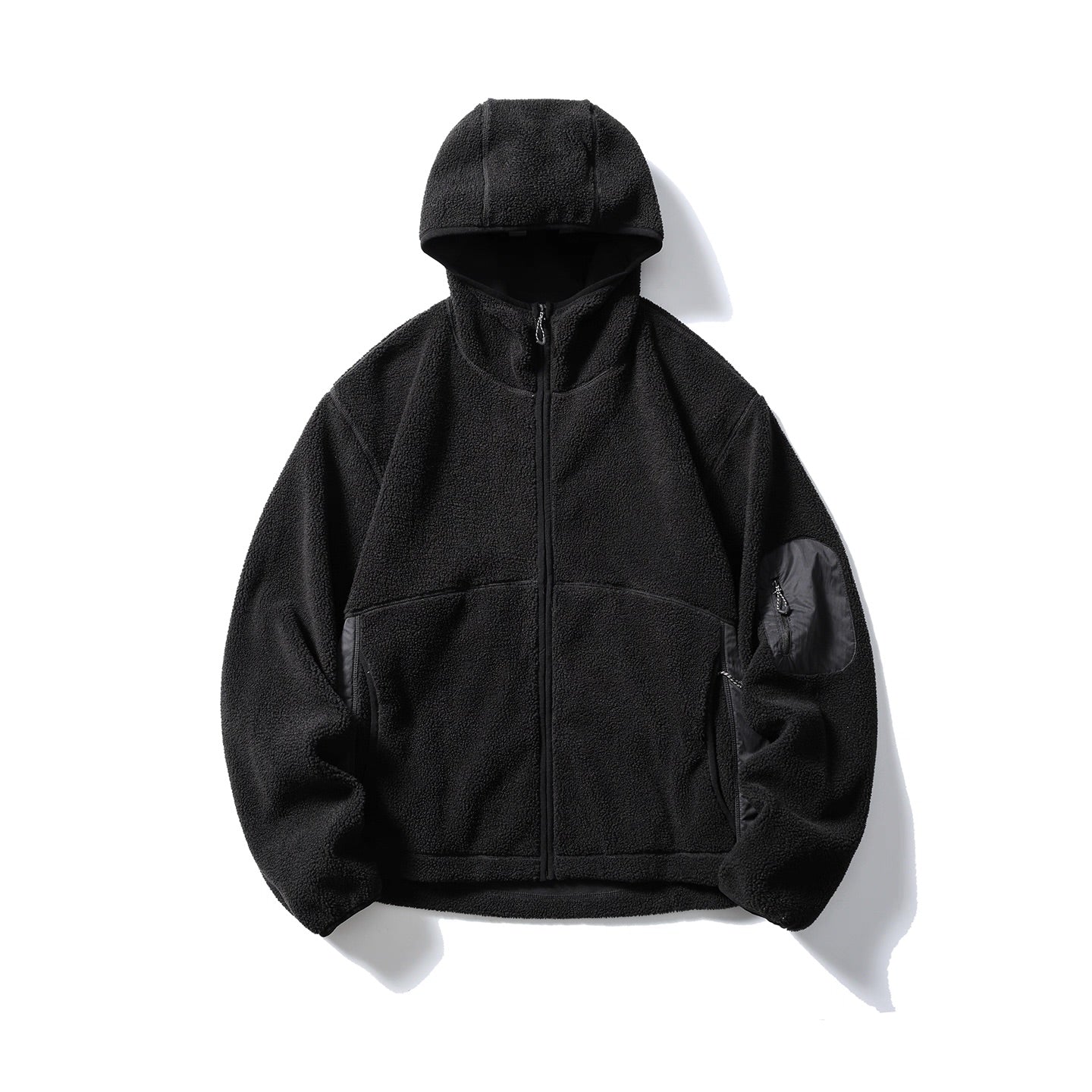 パッチポケット付 フリースフーディー（5Colors）250966