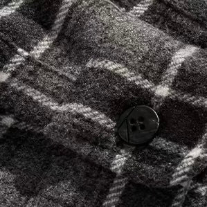 レトロ 厚手 起毛 チェックシャツ（1Color）251084