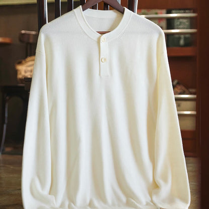 ヘンリーネック ニットプルオーバー（3Colors）250930