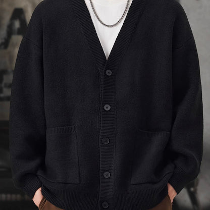 Vネック ポケット付カーディガン（3Colors）251070