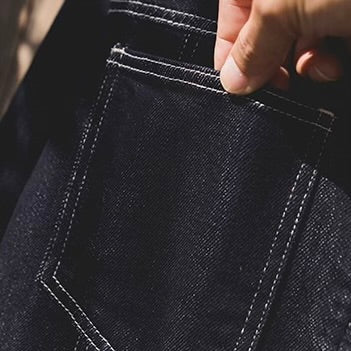 ポイントステッチ フルジップ デニムジャケット（1Color）260053