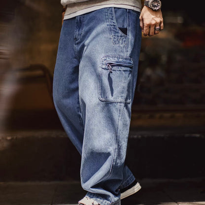 カーゴポケット ウォッシュドデニムパンツ（1Color）260002