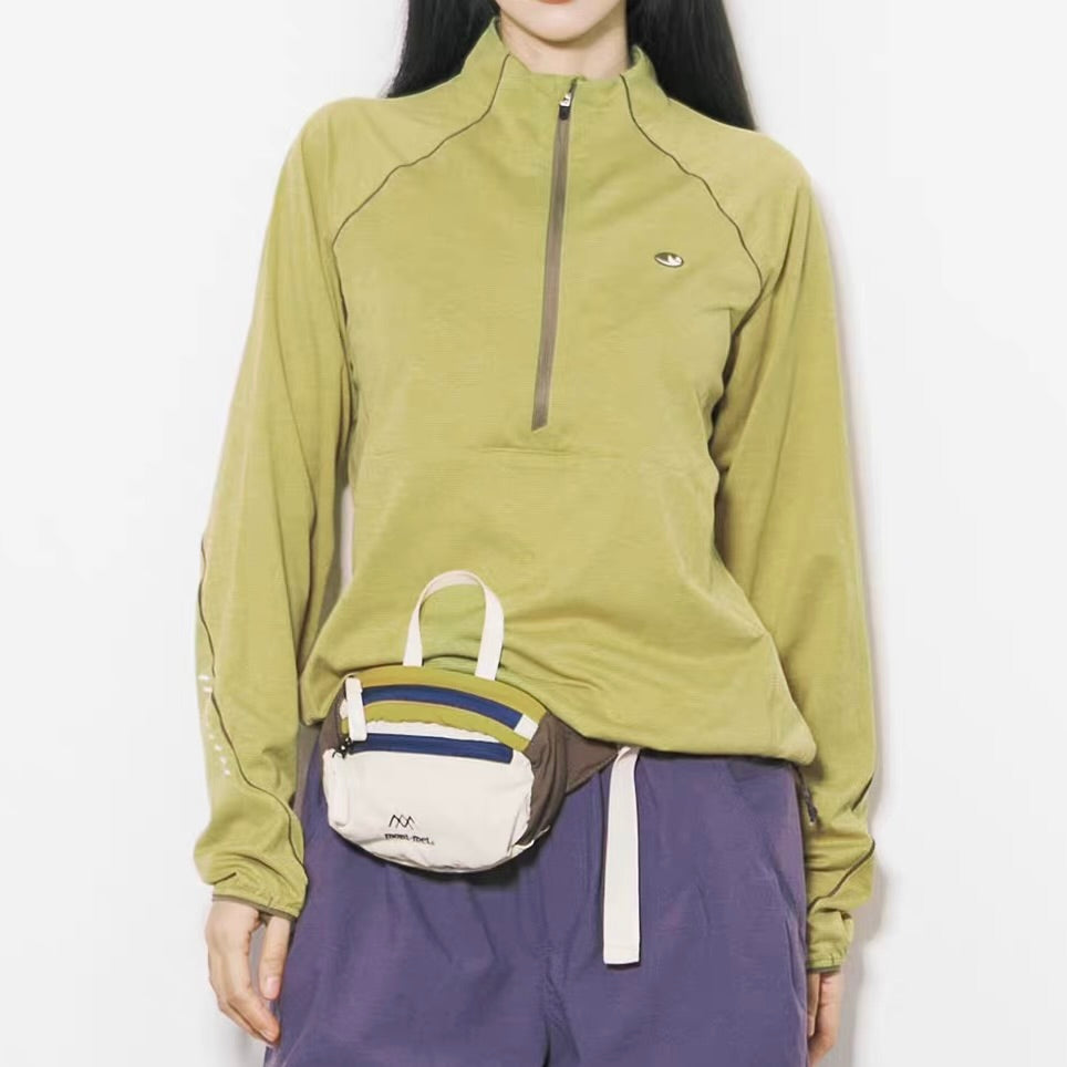 スポーツ スタンドカラー ハーフジッププルオーバー（7Colors）260644
