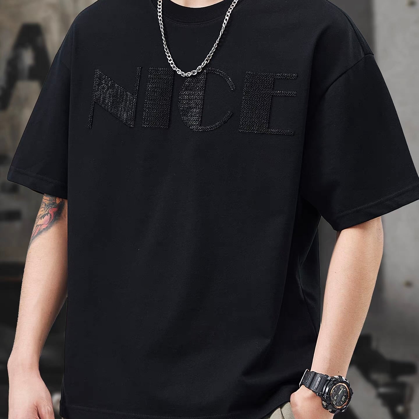 刺繍 立体ロゴ 半袖Tシャツ（3Colors）260250