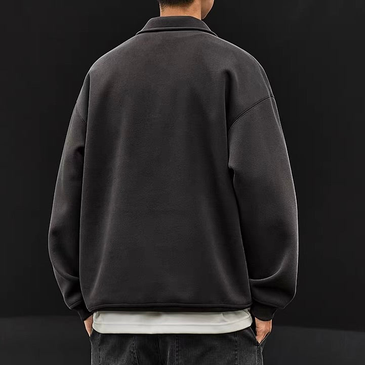 ヘビーウェイト ポロカラースウェット（5Colors）240811