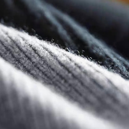 ハーフジップ ハイネック セーター（2Colors）250891