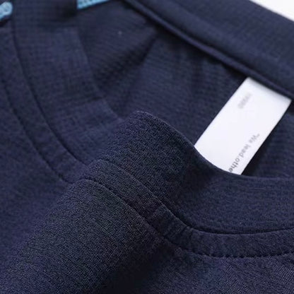 アクセントカラー 長袖 スポーツTシャツ（4Colors）260148