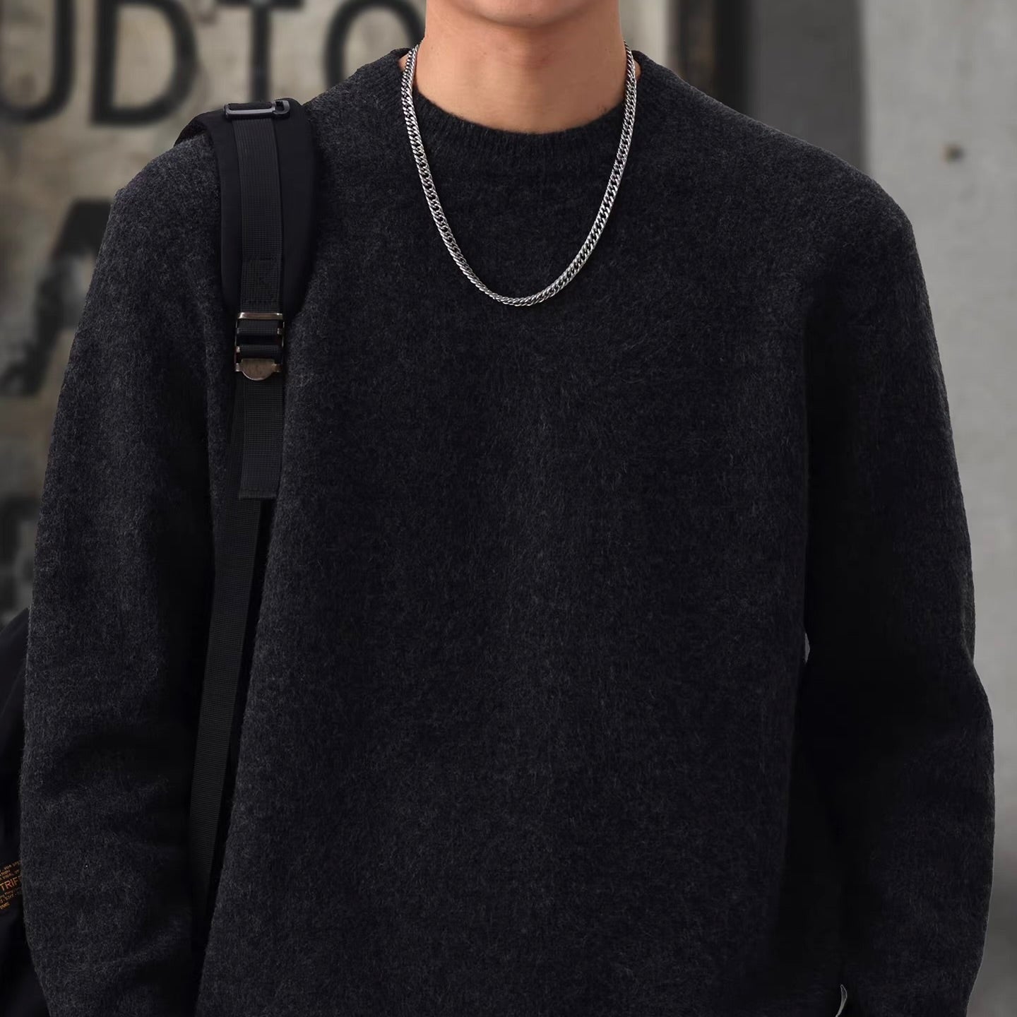 シンプル リラックスフィット セーター（4Colors）260035