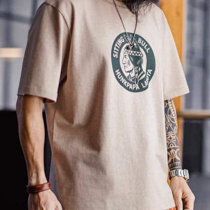 インディアンモチーフ 半袖Tシャツ（1Color）260508