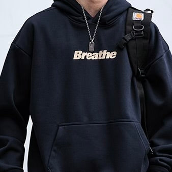 裏起毛 ロゴ入り プルオーバーフーディー（3Colors）251013