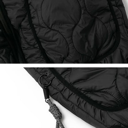 Vネック ビッグポケット付 ダウンベスト（2Colors）250985