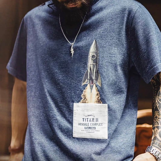 ミサイルモチーフ デザインTシャツ（1Color）260553