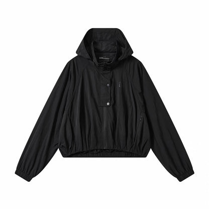 軽量 フード付ショートジャケット（2Colors）260744