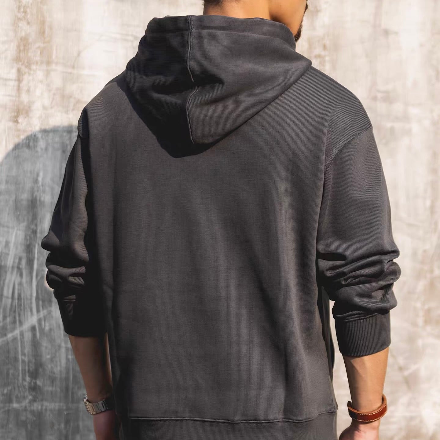 ユーズドテイスト プリント フーディー（2Colors）260123