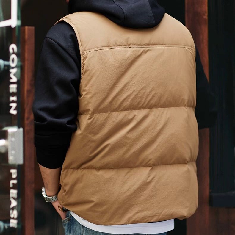 ビッグポケット付 ダックダウンベスト（2Colors）251026
