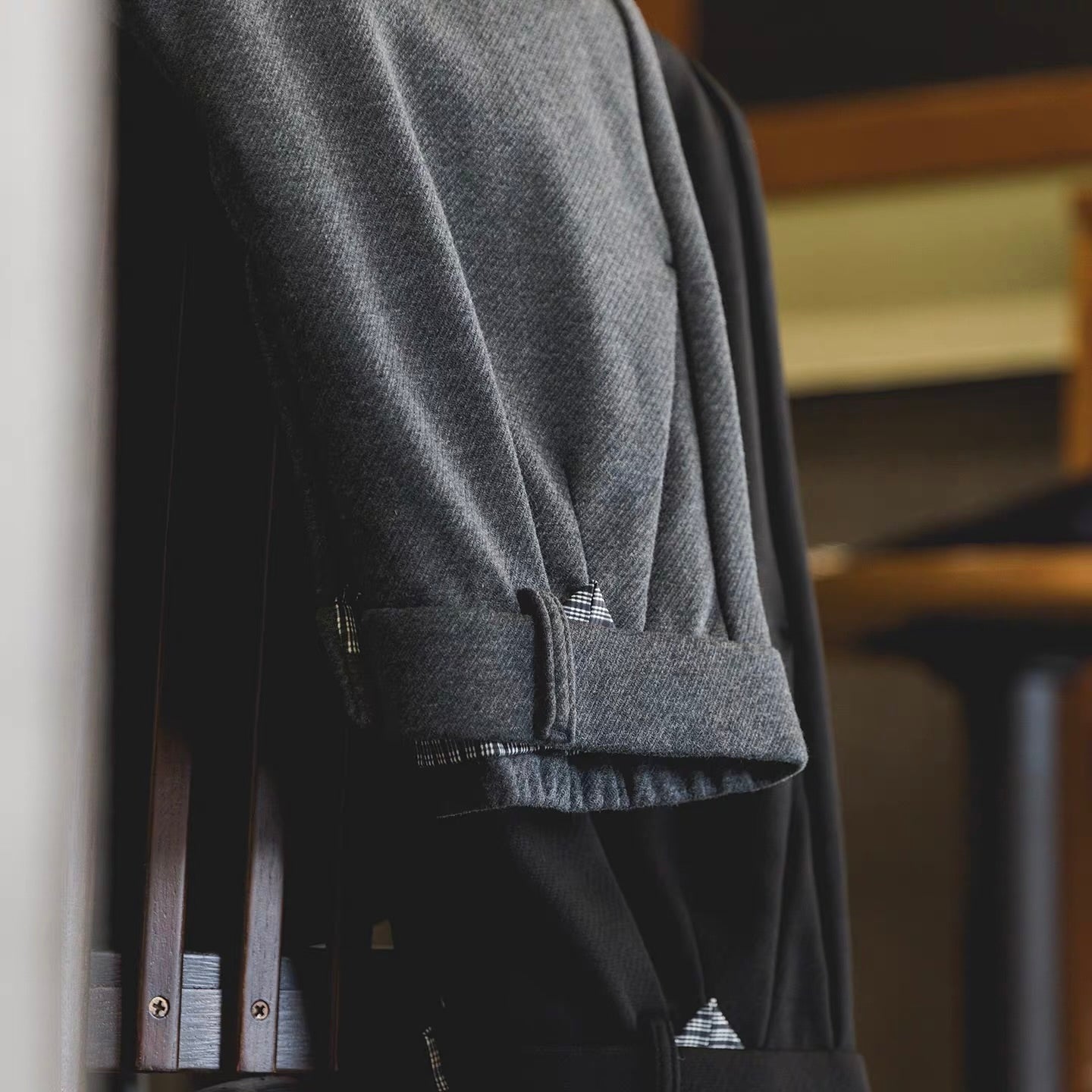 裏起毛 ワイドストレート カジュアルパンツ（2Colors）251049