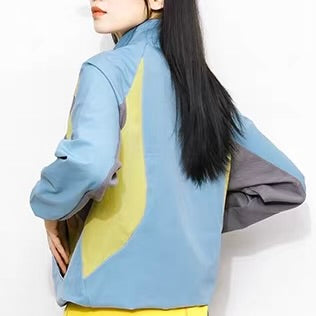 マルチカラー スタンドネック ライトジャケット（3Colors）260278