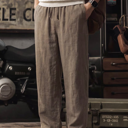 リラックス ストレート リネンパンツ（3Colors）260249