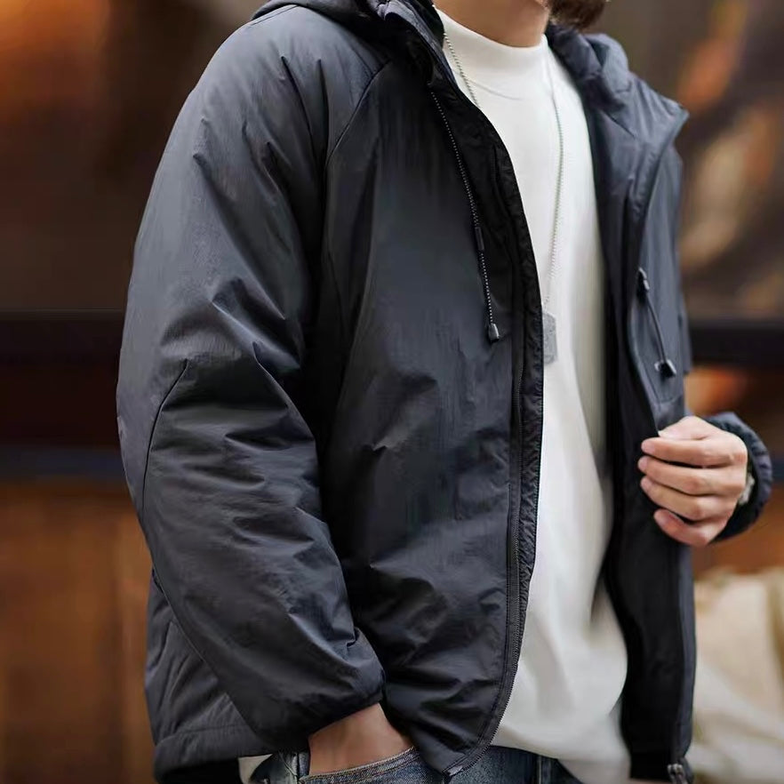 フード付 シンプル ライトジャケット（2Colors）250879