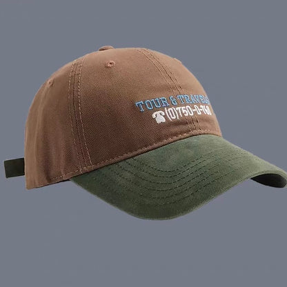 刺繍 バイカラー キャップ（5Colors）260093