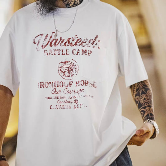 インディアンロゴ ダメージTシャツ（1Color）260349