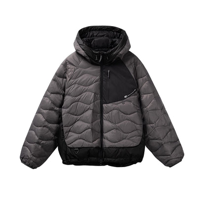 アクセントカラー フード付ダウンジャケット（3Colors）250984