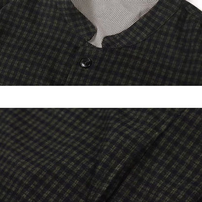 チェック スタンドカラー ライトジャケット（2Colors）260160