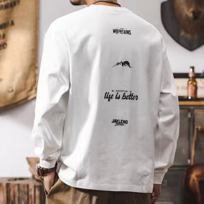 ヘビーウェイト バックロゴ 長袖Tシャツ（1Color）250119