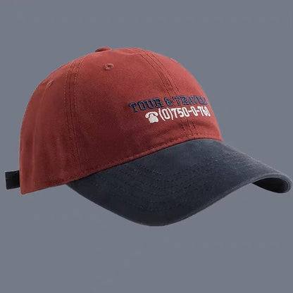 刺繍 バイカラー キャップ（5Colors）260093