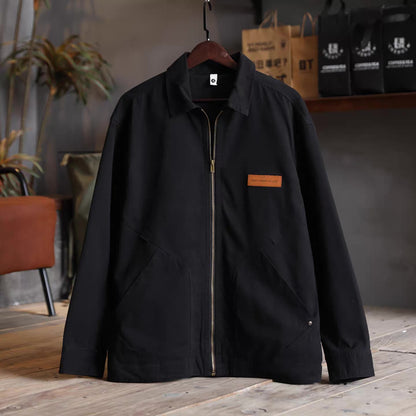 フルジップ シンプル ワークジャケット（3Colors）260215