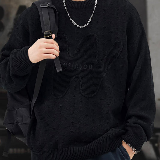 立体モチーフ ニットプルオーバー（3Colors）251094