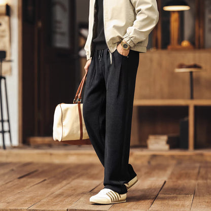 アメリカンレトロ タック入り ストレートパンツ（2Colors）260839