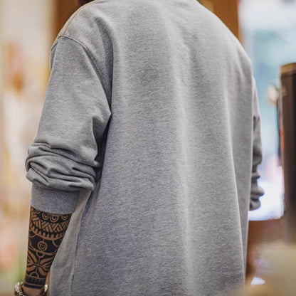 刺繍 プリント スウェットプルオーバー（1Color）260136