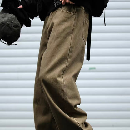 ヘビーウェイト 裏起毛 ストレートパンツ（4Colors）260008