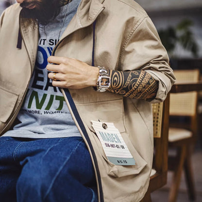 アクセントカラー ビッグポケット付ジャケット（1Color）260096