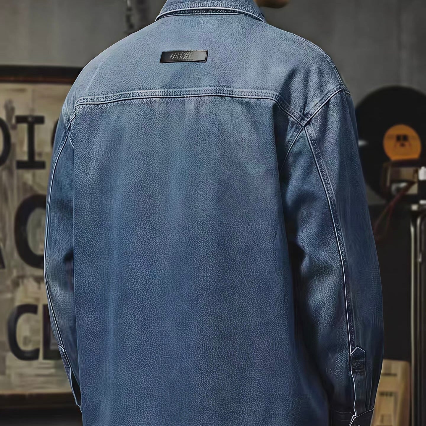 パッチワーク デザインデニムシャツ（1Color）260081