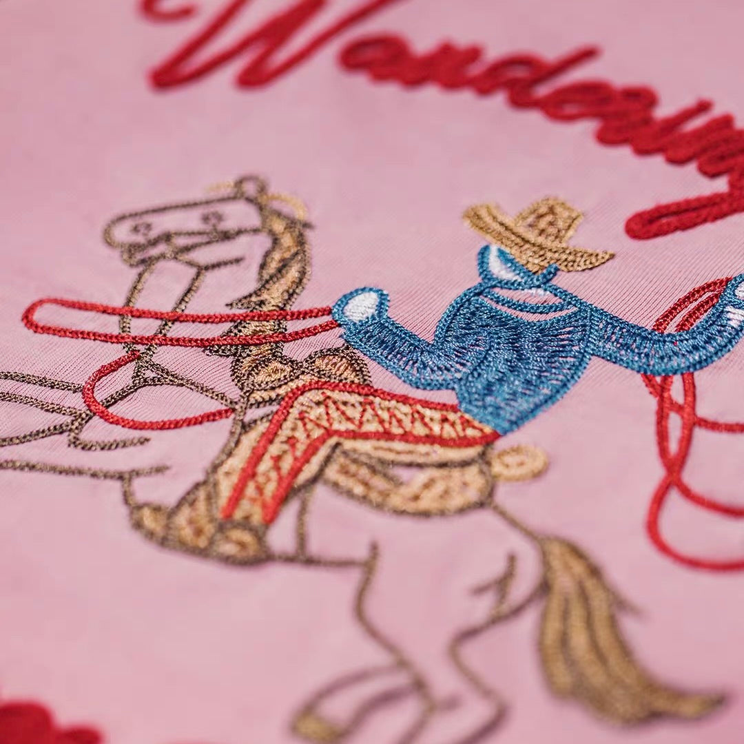 刺繍 カウボーイモチーフ Tシャツ（1Color）260532