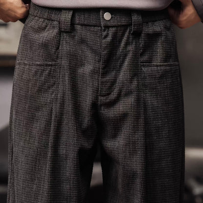 テクスチャー ルーズ カジュアルパンツ（2Colors）260090