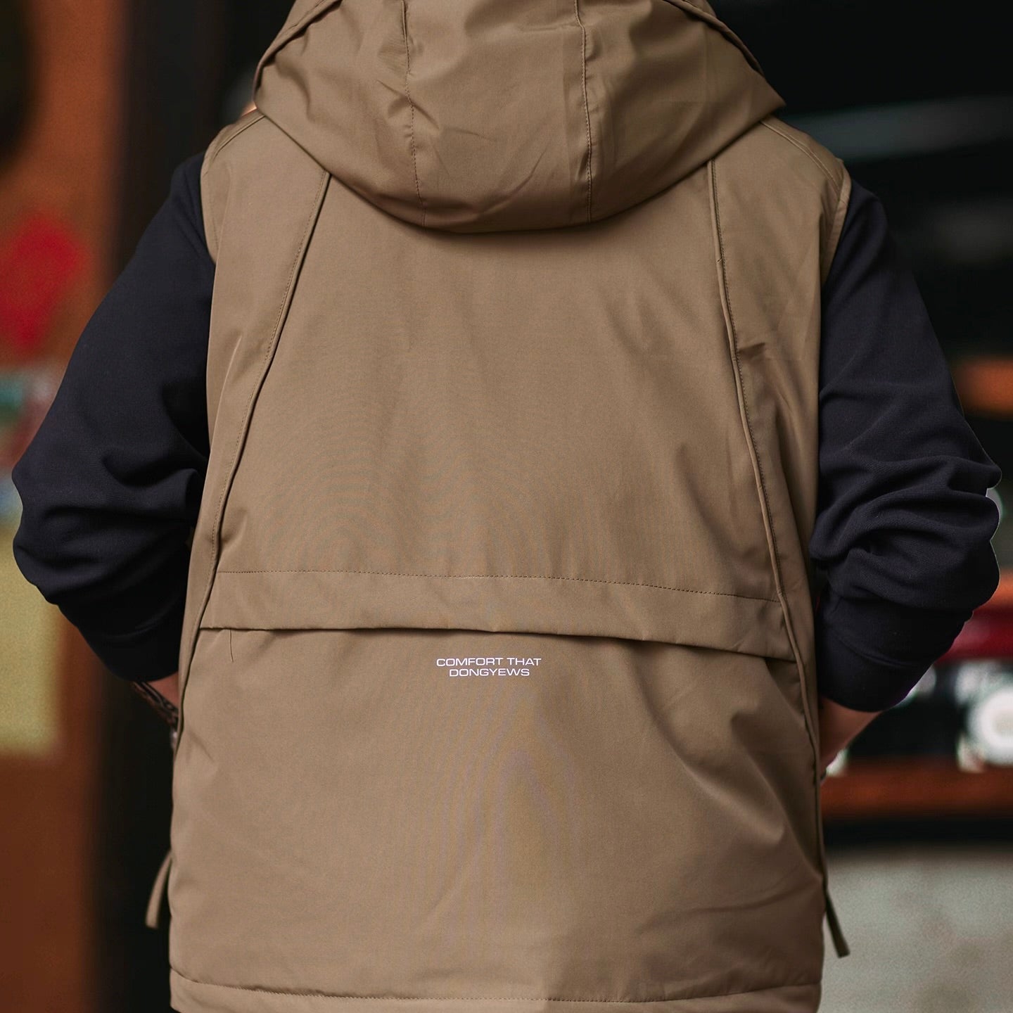 ワーク フード付ダウンベスト（3Colors）250972